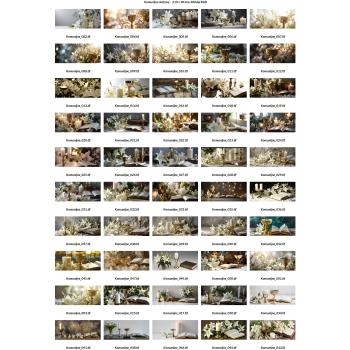MOTYWY KOMUNIJNE - Zestaw 50 obrazków na kubki 21 x 9 cm 300 dpi RGB